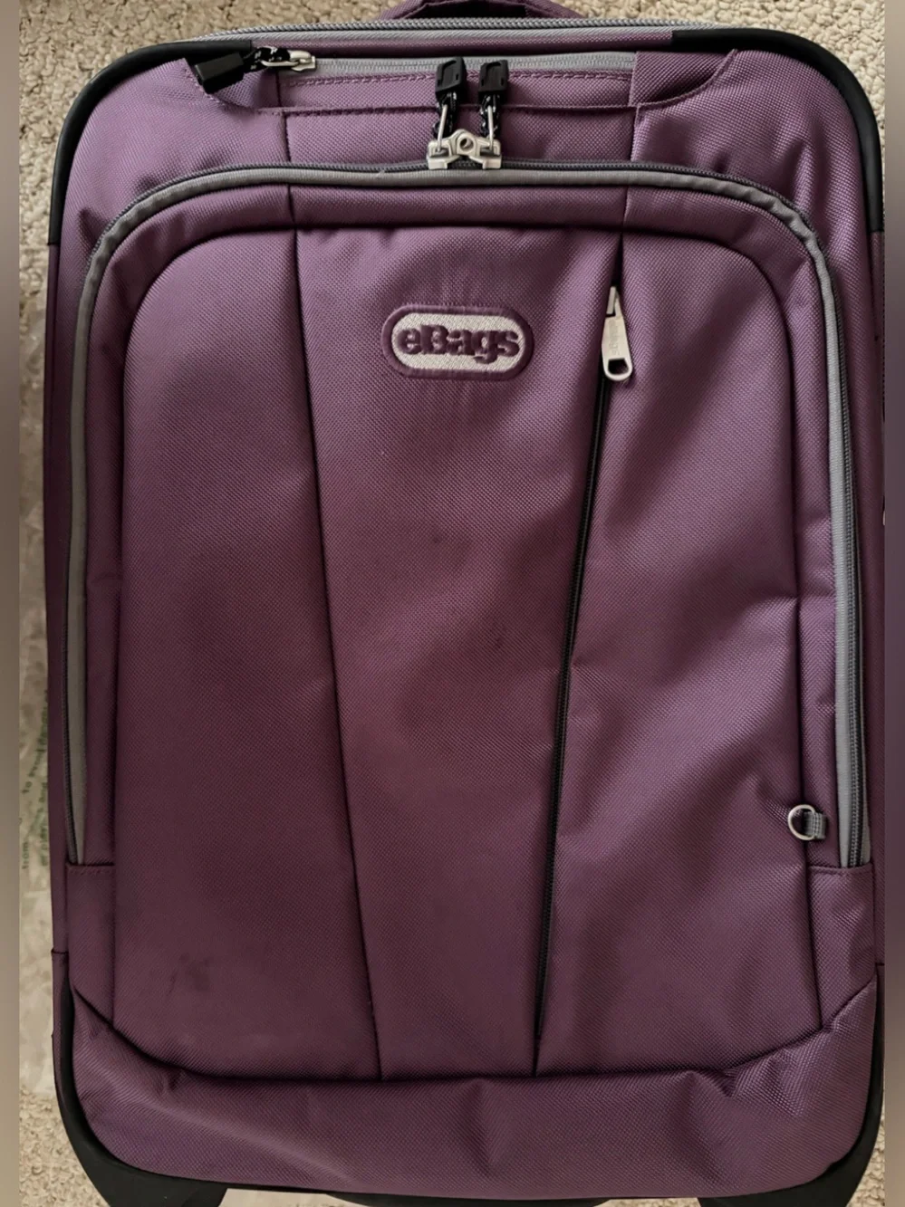 eBags Purple Carry-on Luggage Bag with Handle